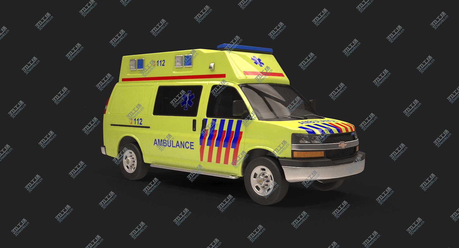 images/goods_img/20210313/3D model 2020 Chevrolet Express EMS Ambulance Collection/4.jpg